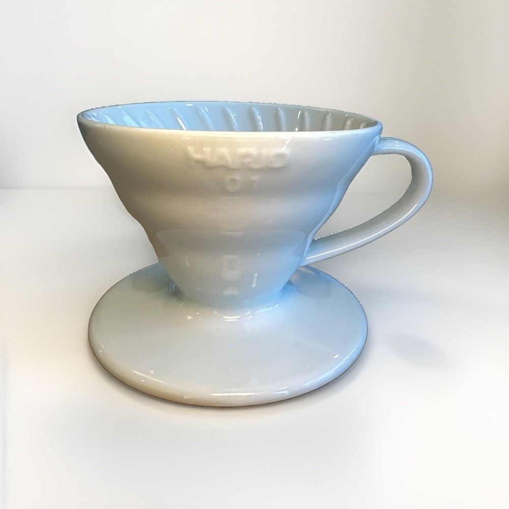 Hario V60 Ceramic Coffee Dripper Pour Over Cone Coffee Maker Size 01 White